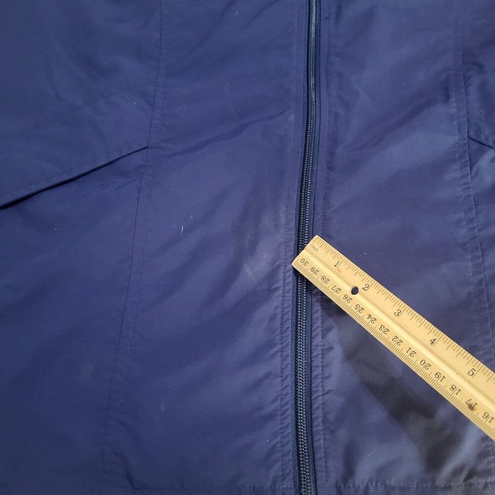 L.L. Bean Women's 2XL Lightweight Windbreaker Navy Blue Nylon Jacket Vintage VTG - Picture 10 of 11